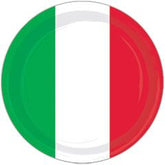 Red, White & Green 9" Plates